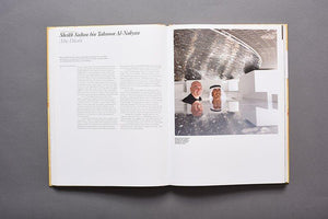 Art & Patronage book profile of the Louvre Abu Dhabi with Jean Nouvel and HE Sheikh Sultan